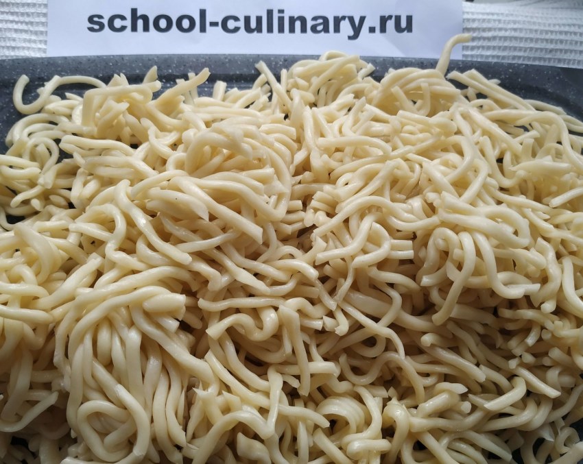 Лапша Кэмми Лагманная яичная (особо тонкая) премиум 200гр 1/15