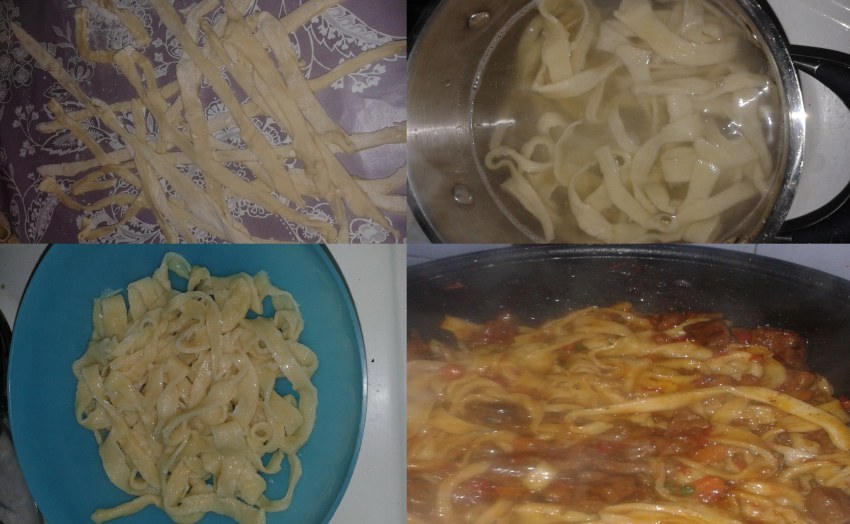 Макаронные изделия лапша домашняя 450г ТМ Макрона