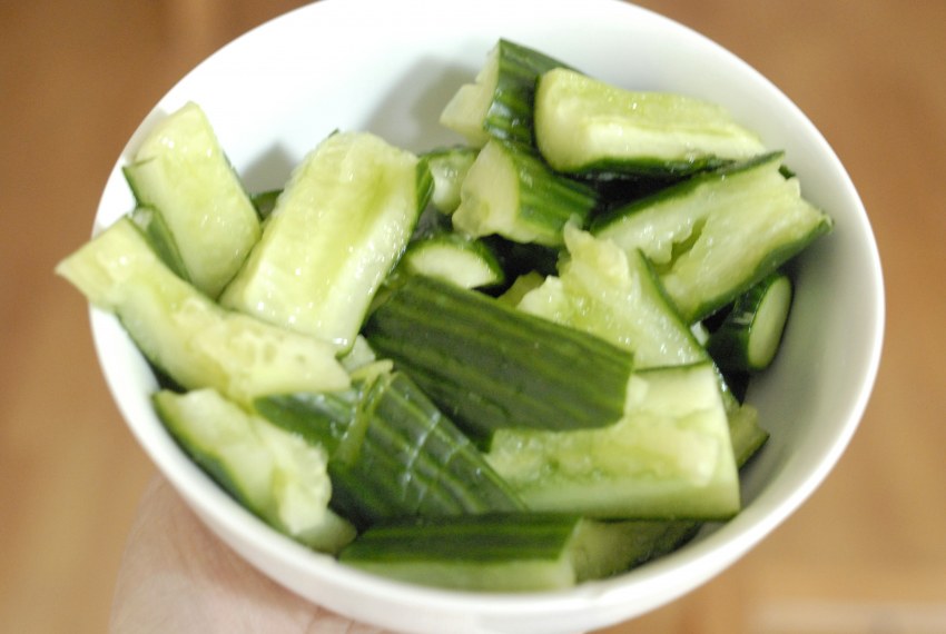 Китайский салат с огурцами