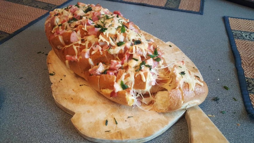 Пицца на булке