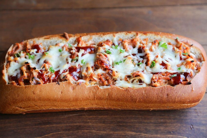 Пицца на хлебе