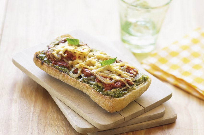 Начинки для пиццы в багете