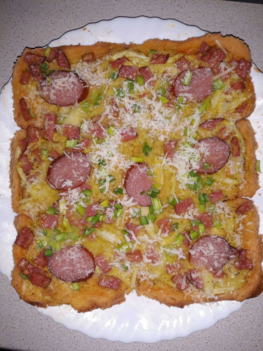 Пицца из хлеба