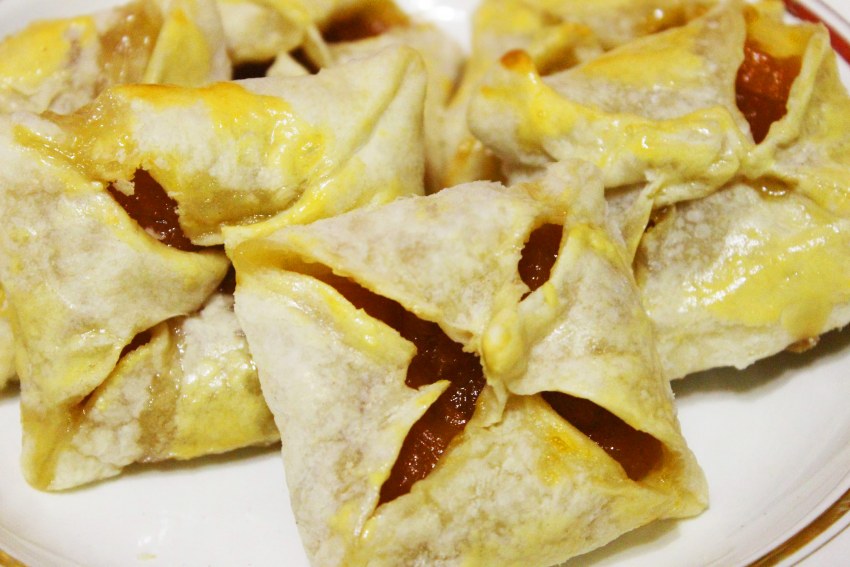 Слойка с яблоками из слоеного теста