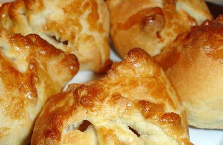 Конверты из слоеного теста