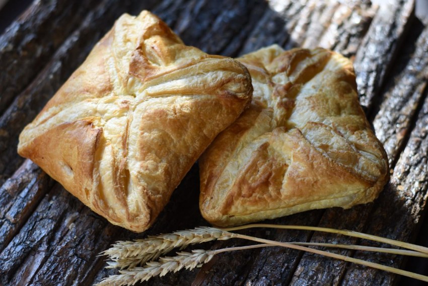 Печенье с яблоками конвертиком