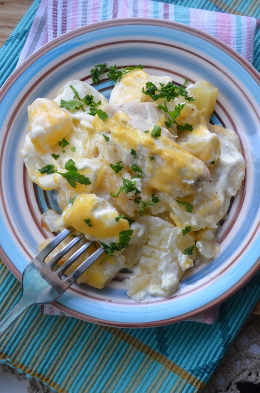 Картошка со сметаной