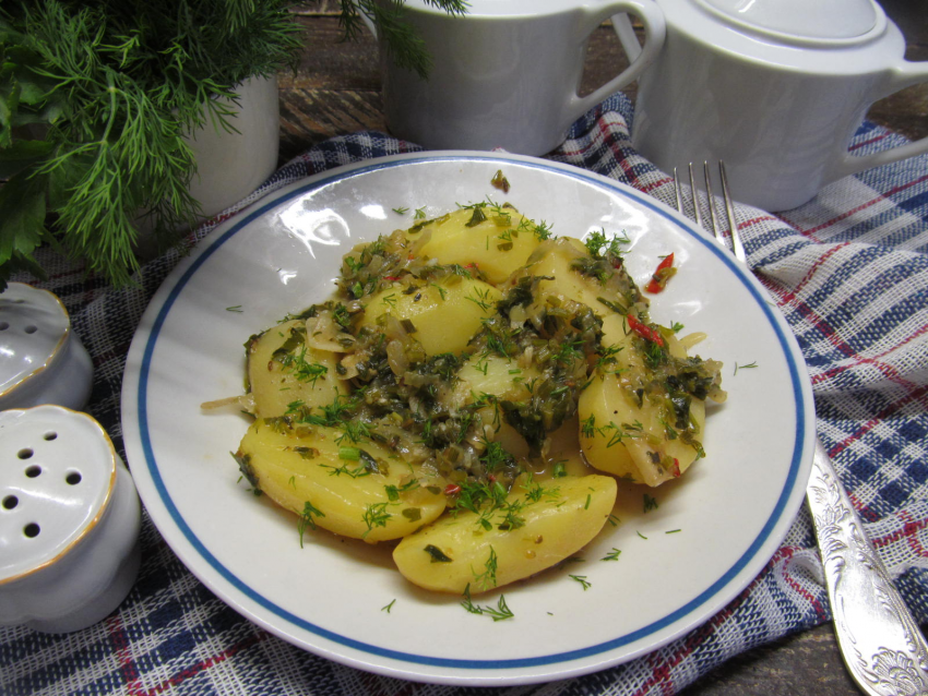 Картофель в соусе шипс