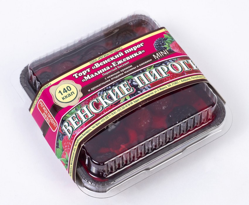 Пирог бисквитный Венский с глазурью