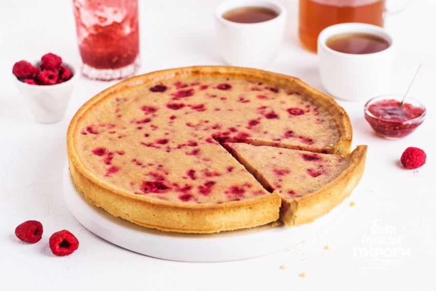 Пирог с мороженой малиной в мультиварке Панасоник рецепт