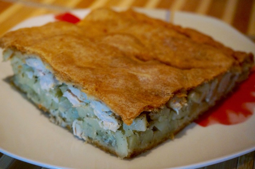 Пирог с курицей в духовке