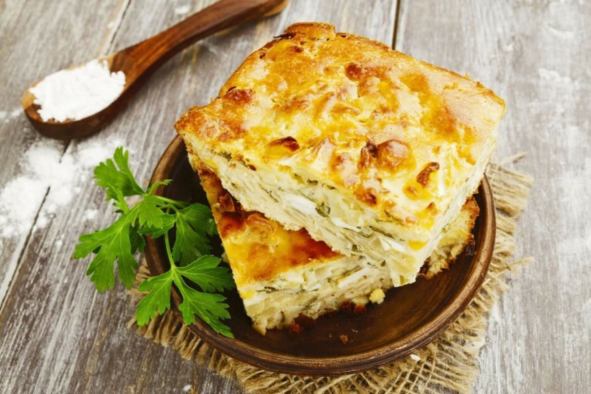 Капустный пирог заливной