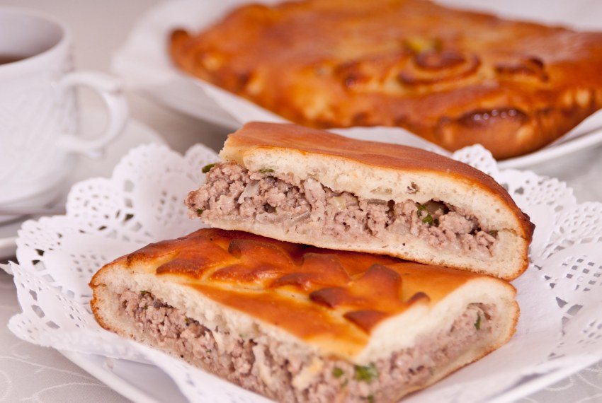 Пирог с мясом