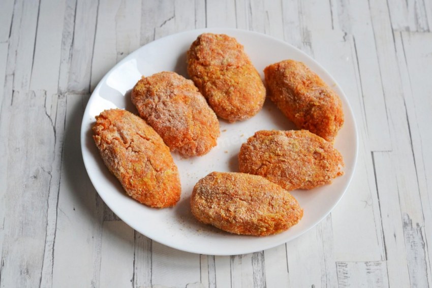 Котлеты морковные полуфабрикат