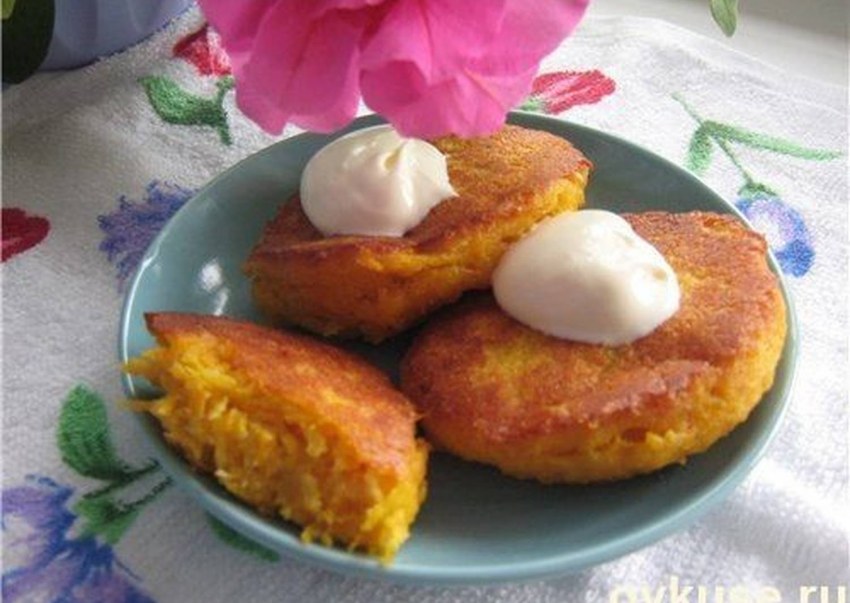 Морковные котлеты в духовке