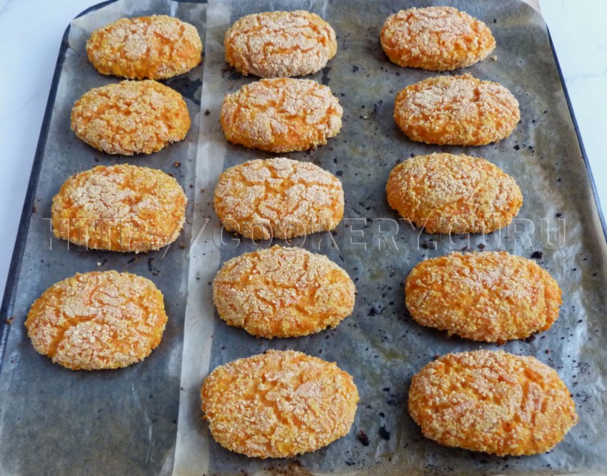 Морковно рисовые котлеты