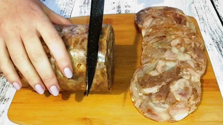 Зельц из рульки в бутылке