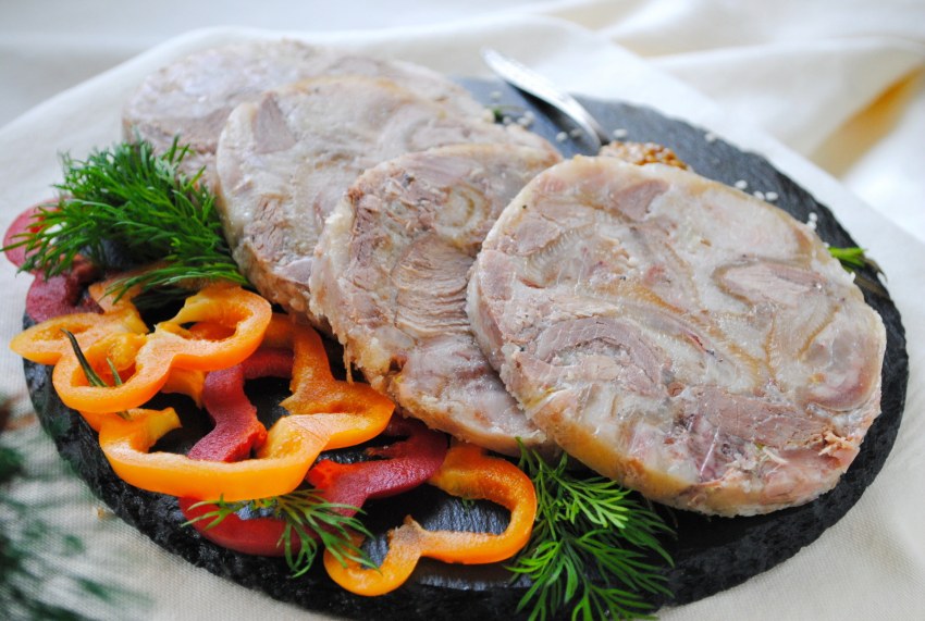 Зельц сальтисон из рульки свиной