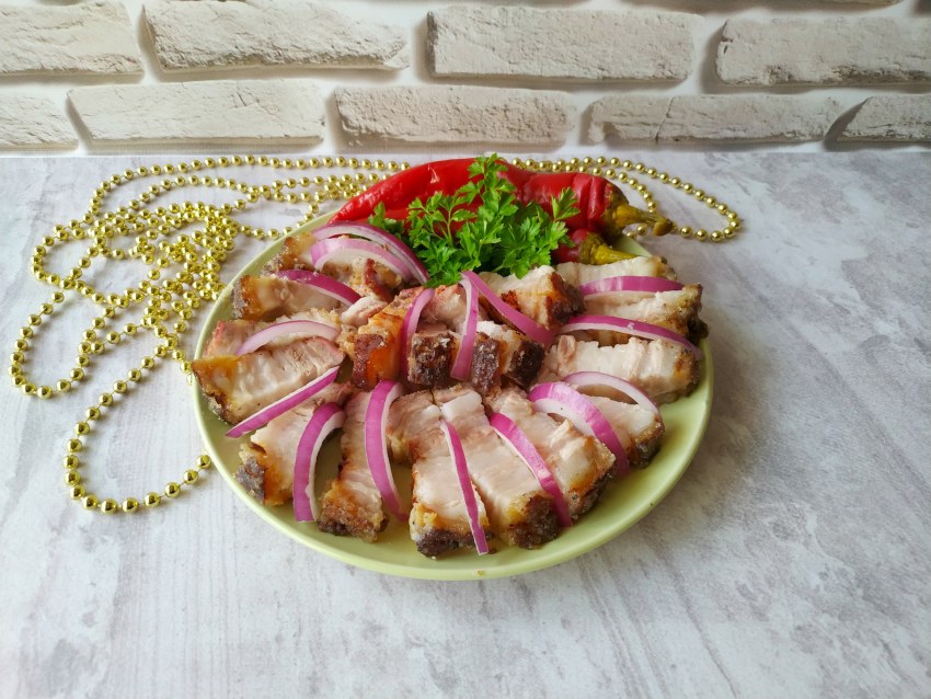 Фарш в круглых спагетях