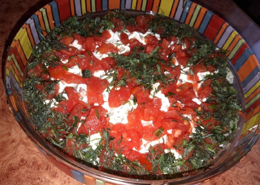 Золотая рыбка салат закусочный