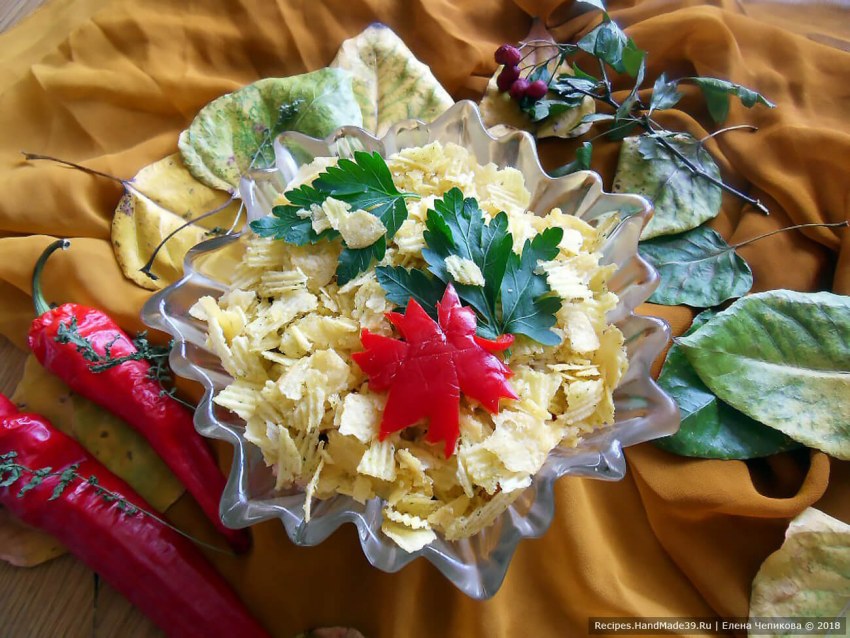 Салат краски осени