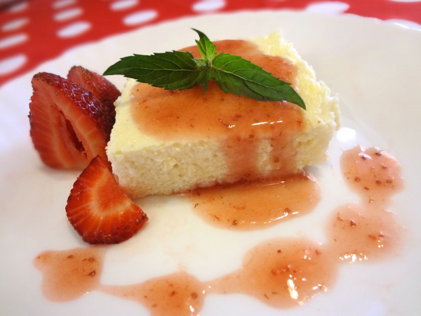 Клубничная запеканка