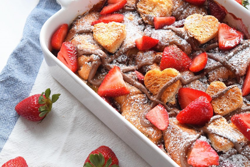 Творожно клубничный чизкейк