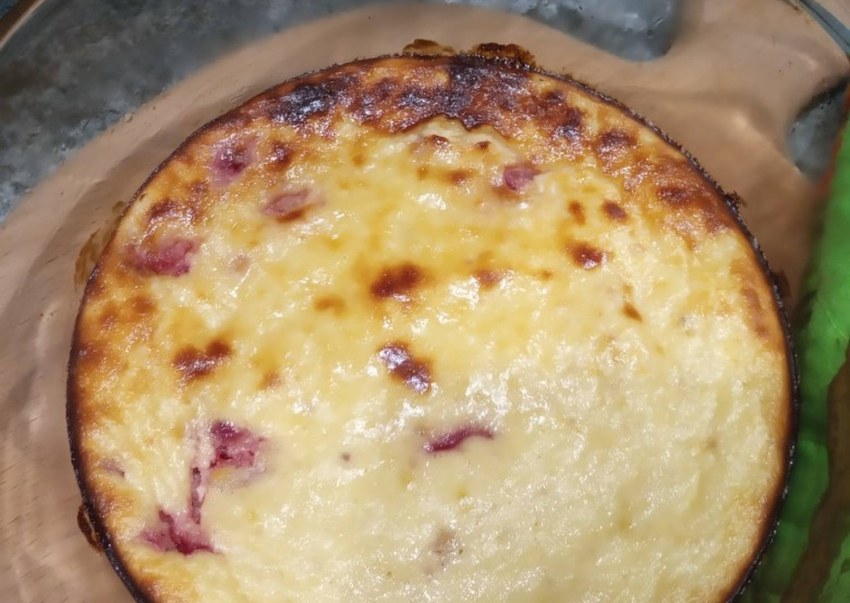 Киви клубничный чизкейк без выпечки