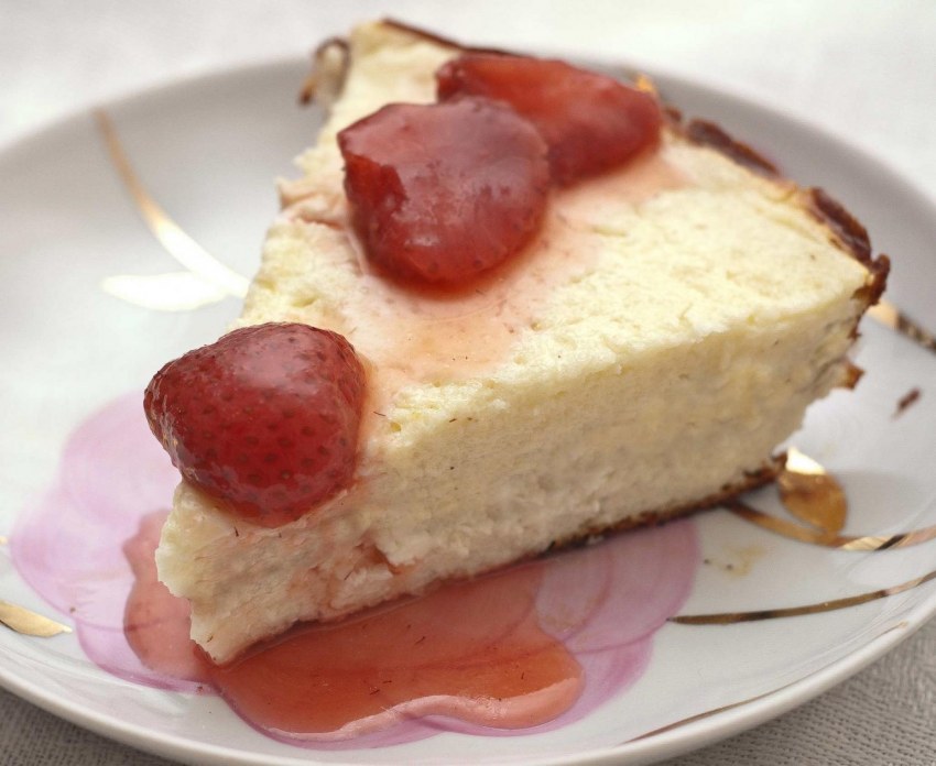 Пирог кекс с ягодами