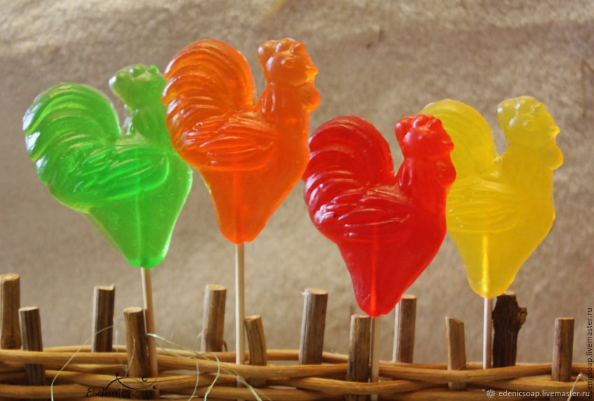 Формочки для леденцов из сахара