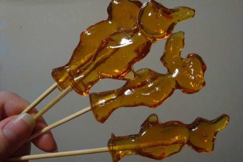 Домашние леденцы на палочке