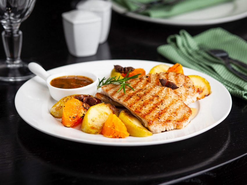 Голень жареная