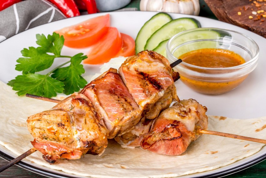 Шашлык из филе индейки