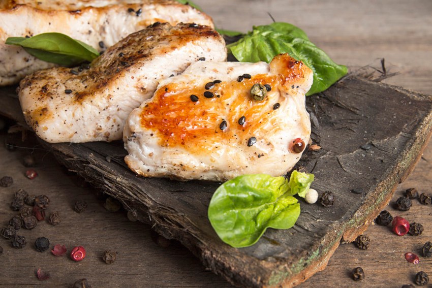 Медальоны из индейки гриль