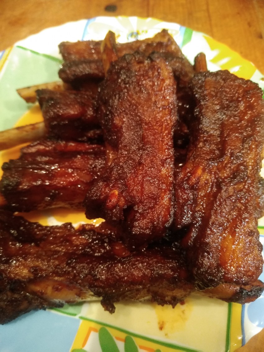 Свинина на ребрах в духовке