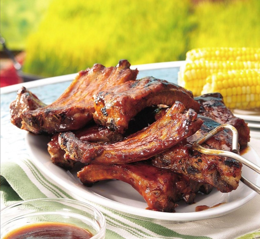 Фаршированные свиные ребра