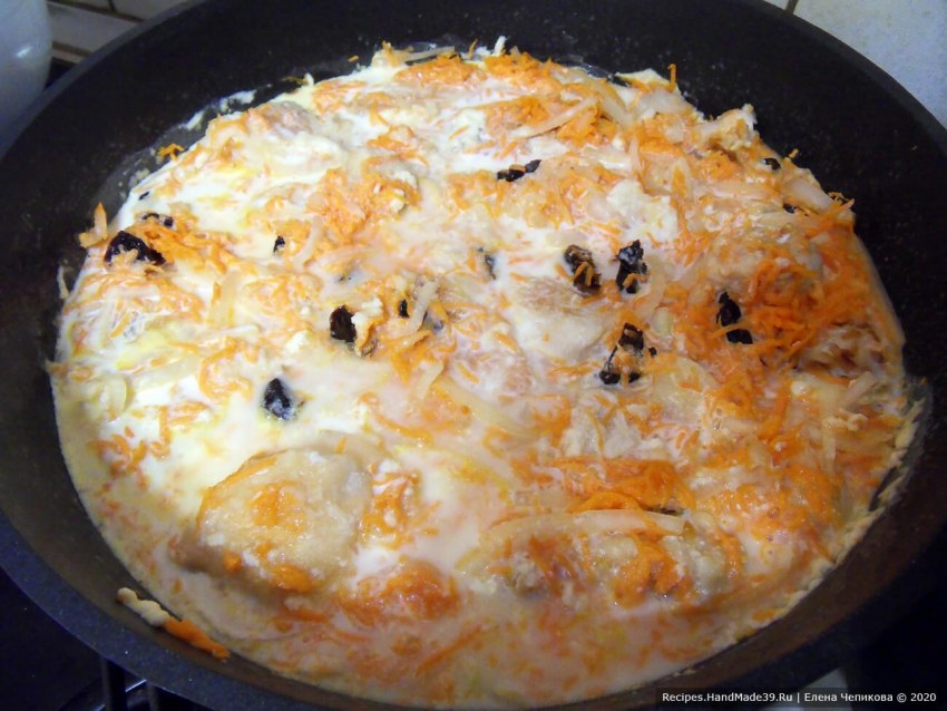 Филе индейки в сливочном соусе