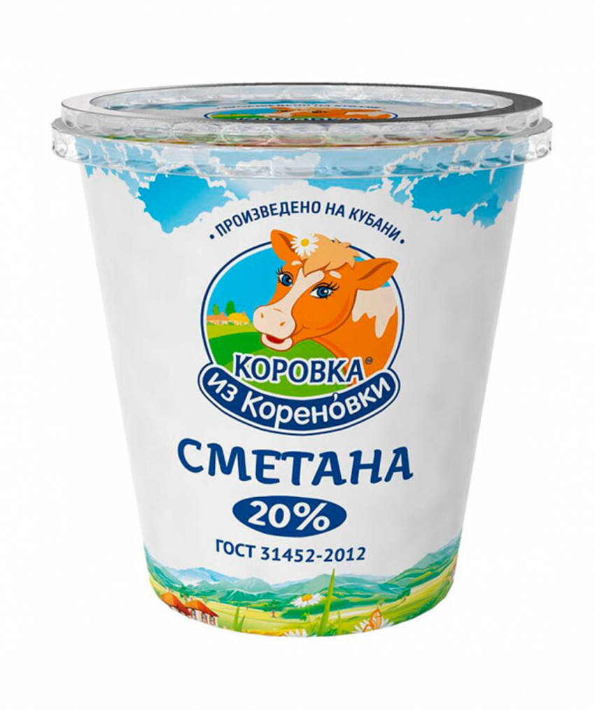 Коровка из Кореновки сметана 15%
