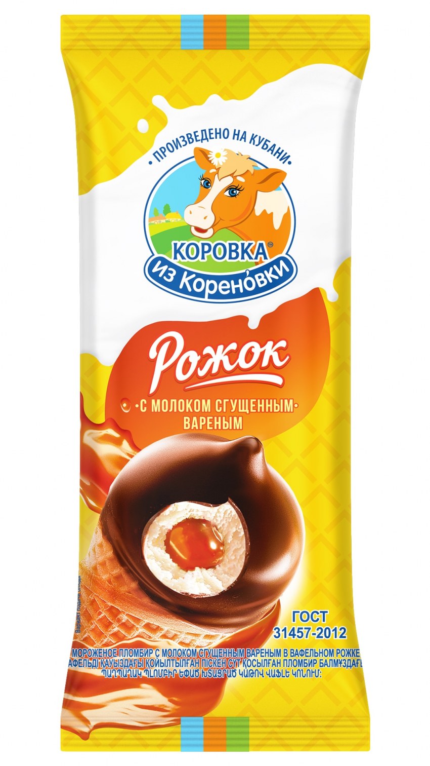 Коровка из Кореновки с шоколадной крошкой