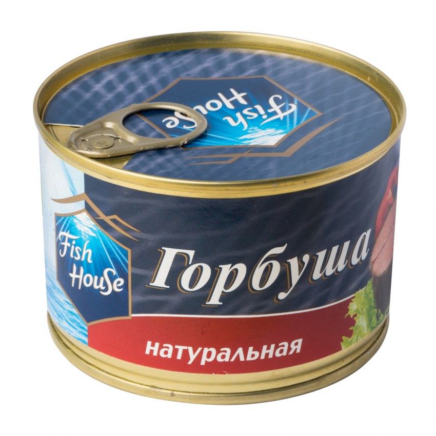 Консервы горбуша натуральная 240 гр