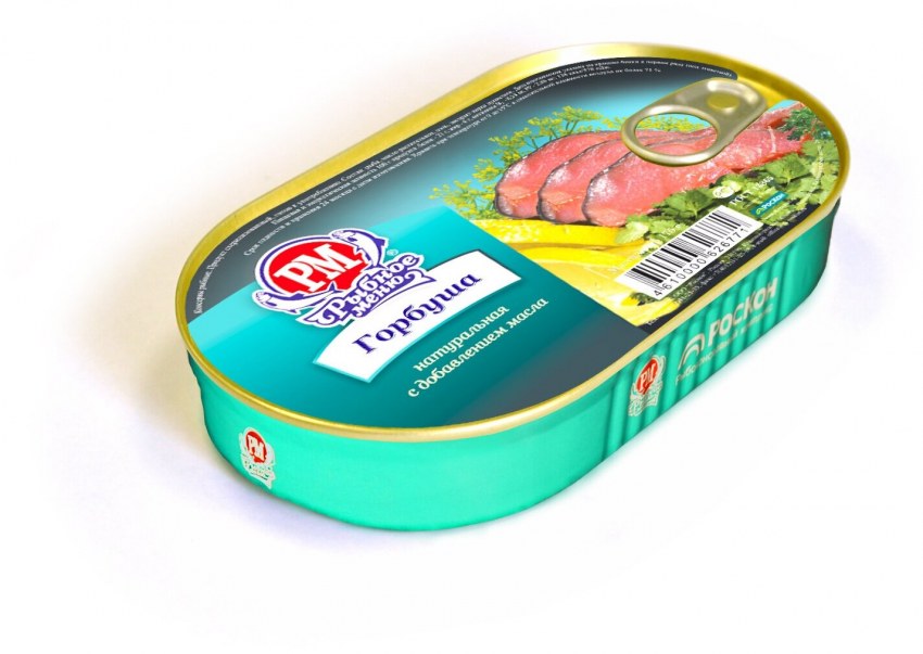 Рыбная консерва горбуша