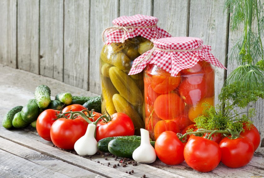 Консервирование овощей и фруктов