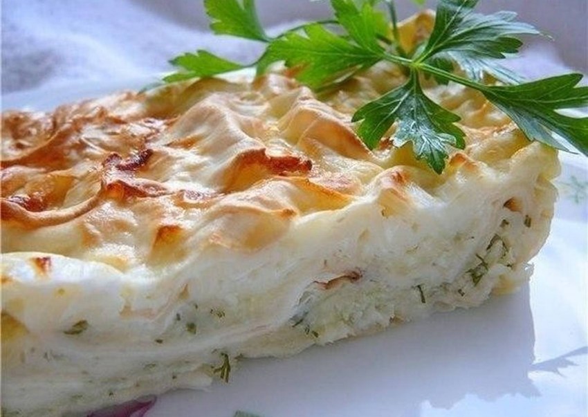 Красивый пирог из лаваша