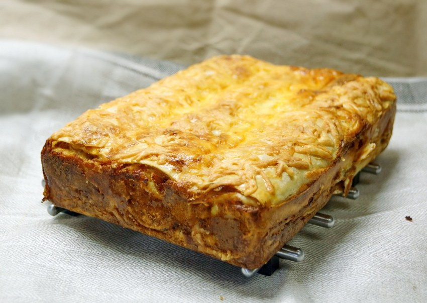 Пирог из лаваша с курицей