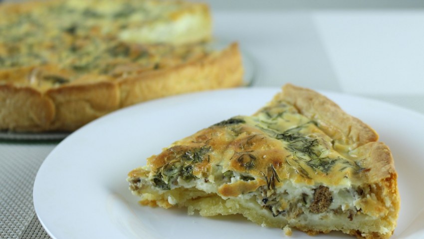 Сырный пирог из лаваша