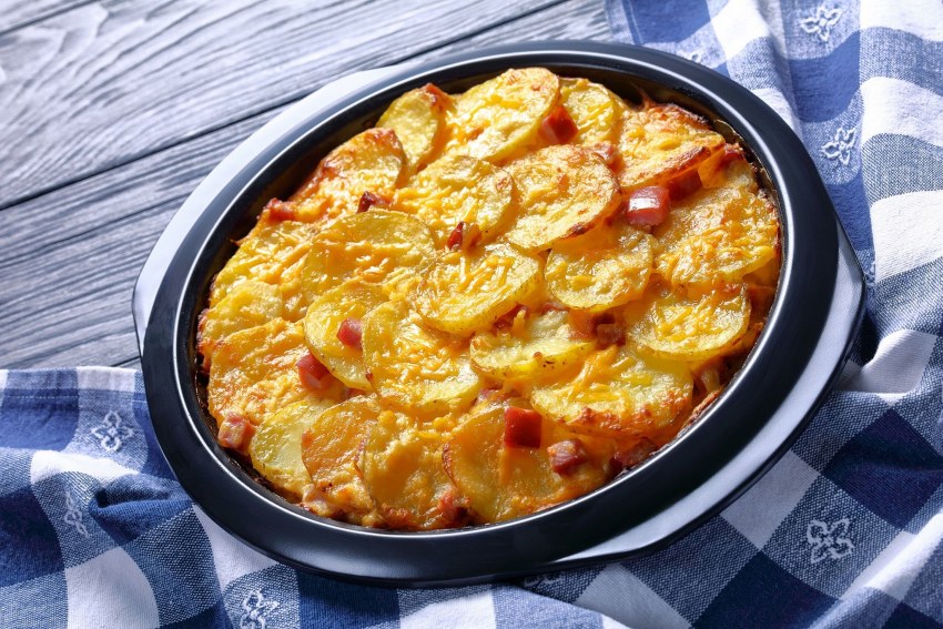 Цветная капуста с соусом бешамель