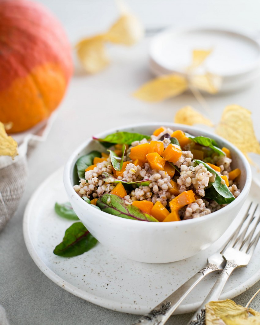 Салат с печеной свеклой и сыром