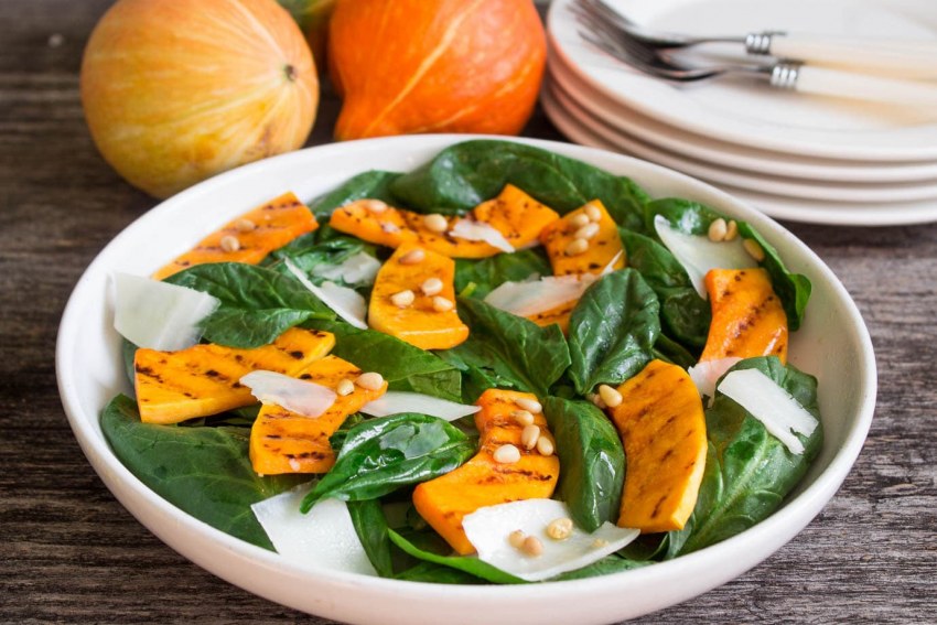 Салат с тыквой от Юлии Высоцкой