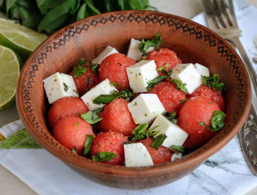 Салат с тыквой и фетой