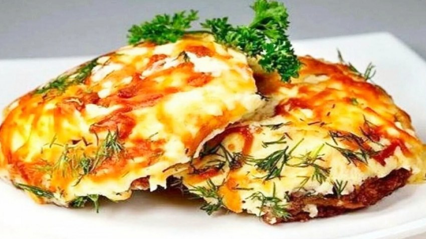 Свинина под сыром